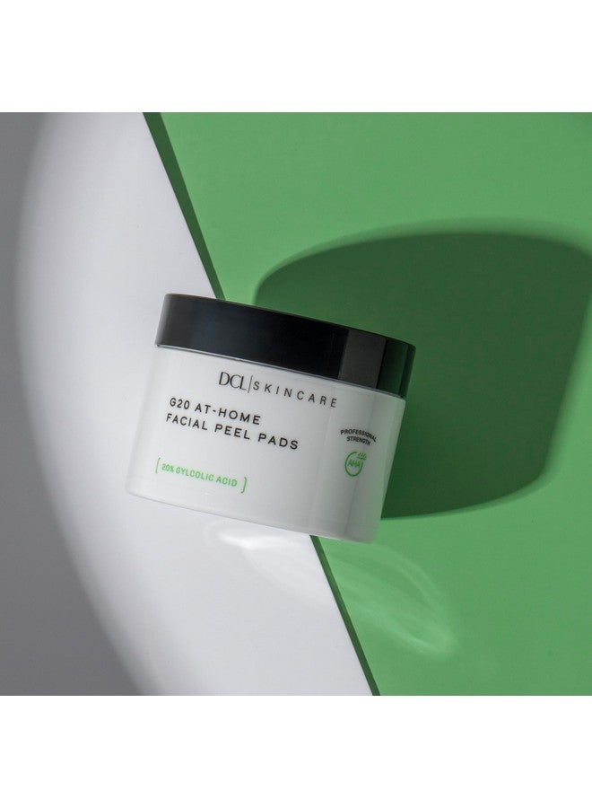 DCL Skincare G20 Radiance Peel Clinical Dose Derm Tested 20% Glycolic Acid Resurfacing Pads Reduces Fine Lines And Wrinkles 50 Count - Image 3