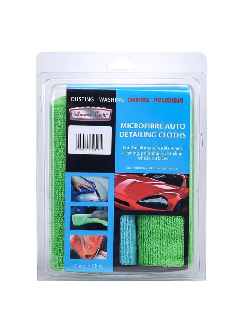 SMART CAR Smart Car Microfiber Cloth Pack of 3 