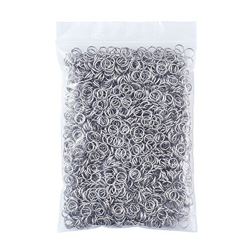 KISSITTY 2000Pcs 6mm Stainless Steel Open Jump Rings Connectors 0.8mm Thick Chainmail Making Jewelry Findings - Image 4