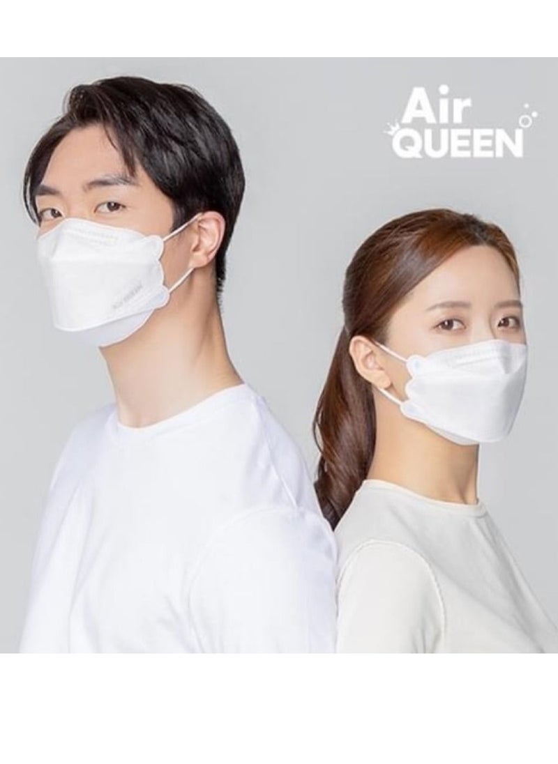 Air QUEEN Pack Of 50 Pieces Nanofiber Filter Face Mask For Adults White  - Image 3