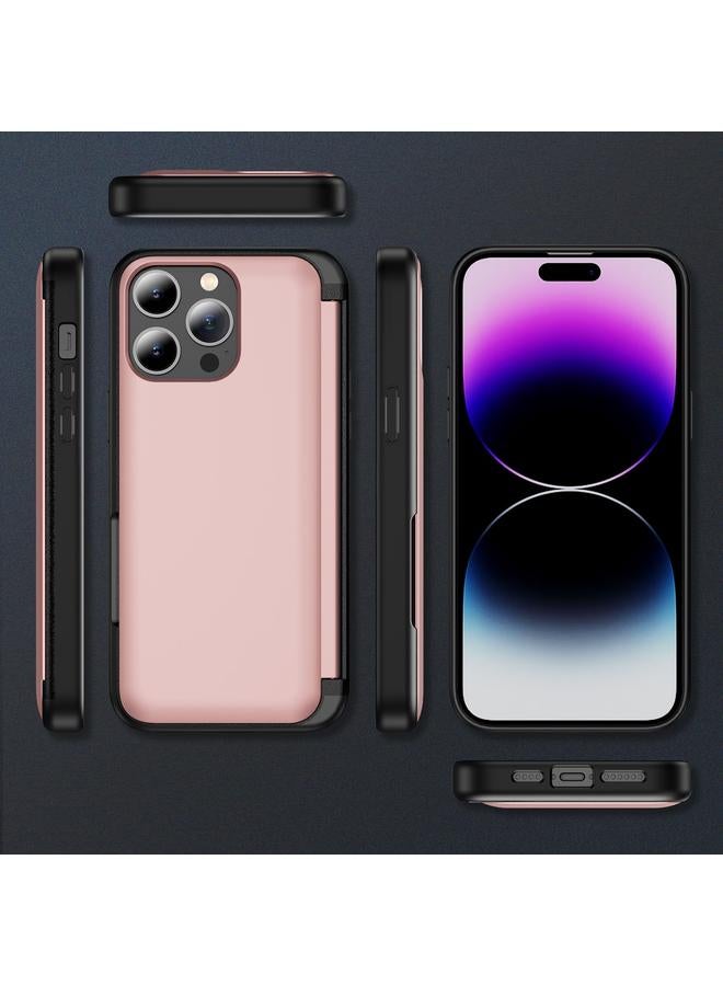 S-TOP Case For iPhone 14 Pro Max 3 in 1 Flip Holder Phone Case - Image 2