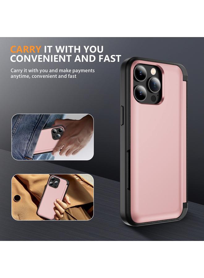 S-TOP Case For iPhone 14 Pro Max 3 in 1 Flip Holder Phone Case - Image 4