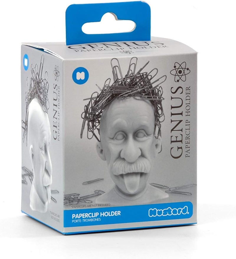 Mustard Magnetic Paper Clip Dispenser - Gray Genius Paperclip Holder(M16028) - Image 3