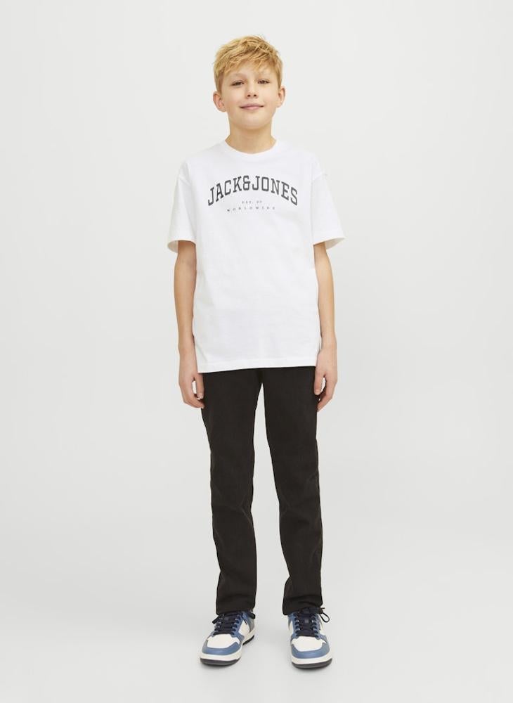 Jack & Jones Junior Kids Logo Crew Neck T-Shirts - Image 5
