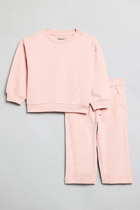 أر أند بي Solid Sweatsuit Set