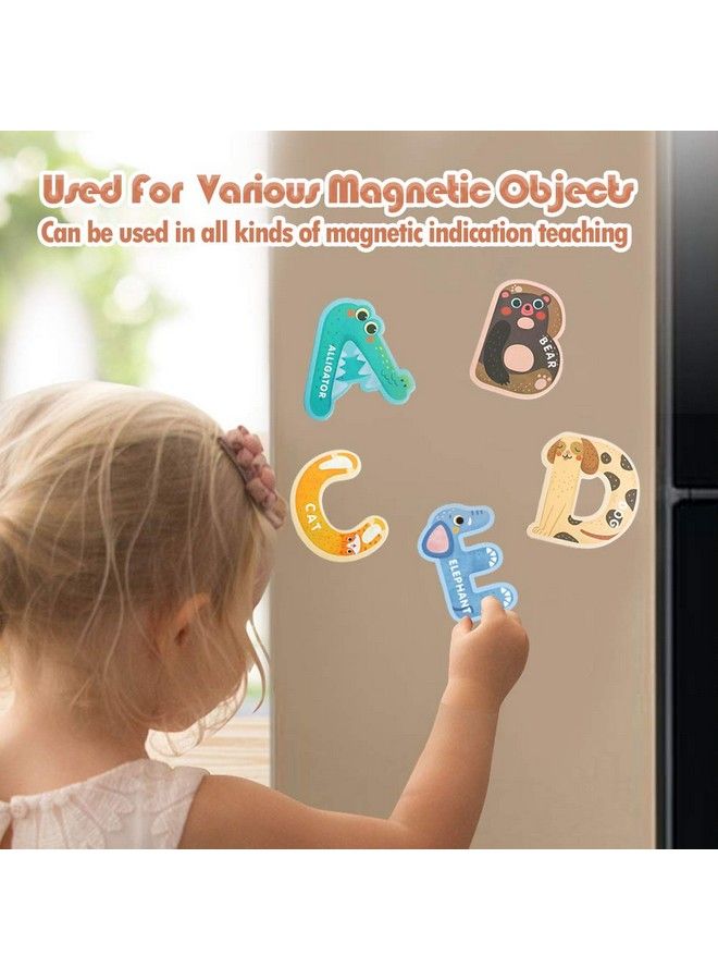 USATDD Jumbo Magnetic Letters Colorful Abc Alphabet Animal Shape Toys Large Uppercase Refrigerator Fridge Magnets Preschool Educational Toy Set Learning Spelling Game For 3 4 5 Year Old Toddler Kids - Image 5