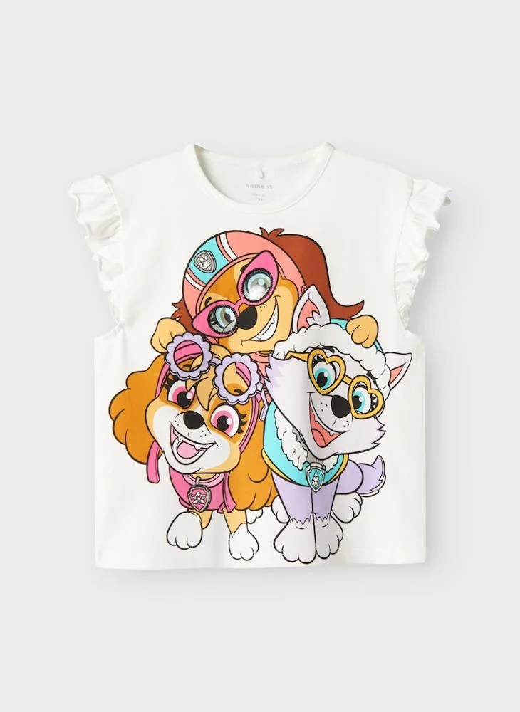 نيم ات Kids Paw Crew Neck T-Shirt