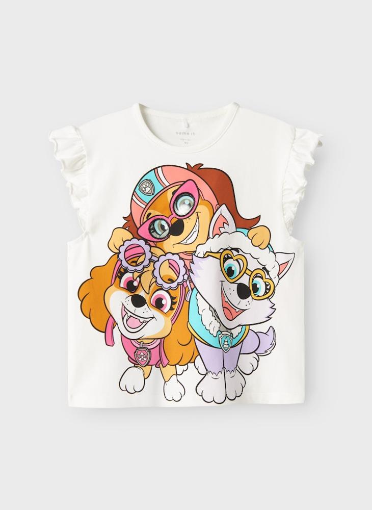 نيم ات - Kids Paw Crew Neck T-Shirt - Image 1