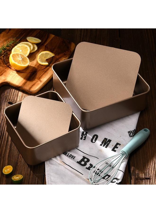 Bluejw Ancient Early Taste Cake Mold Baking Pan Height Deepening 6-8-9 Inch Non-stick Oven Household Baking Square With Live Bottom - Image 2
