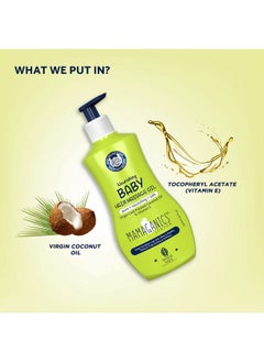 MAMAGANICS Nourishing Hair Massage Oil For Baby'S Sensitive Soft Skin With 100% Virgin Cold Pressed Coconut Oil Hypoallergenic Vegan Friendly (Hair Oil 240Ml)  - Image 5