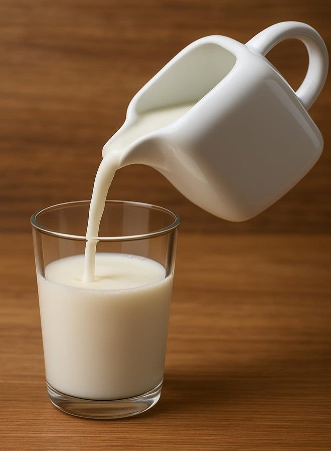 Mirakii وعاء صلصة أو شاي أو مرق من الخزف الأبيض من ميراكي سعة 480 مل، وعاء كريمة أو وعاء حليب، آمن للاستخدام في الميكروويف وغسالة الصحون (ميراكي 143) - Image 2