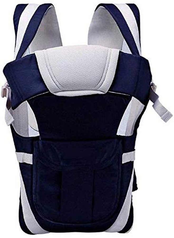 MELVIS Baby Carrier Bag with 4 Carry Positions, Adjustable Hands-Free 4 in 1 Baby Front & Back Carrier for 4 to 24 Months Baby, Baby Max Weight Up to 15 Kgs (Navy Blue), Toddler - Image 2