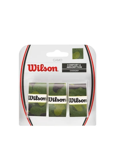 Wilson Camo 3 Pack Overgrip Set - Green