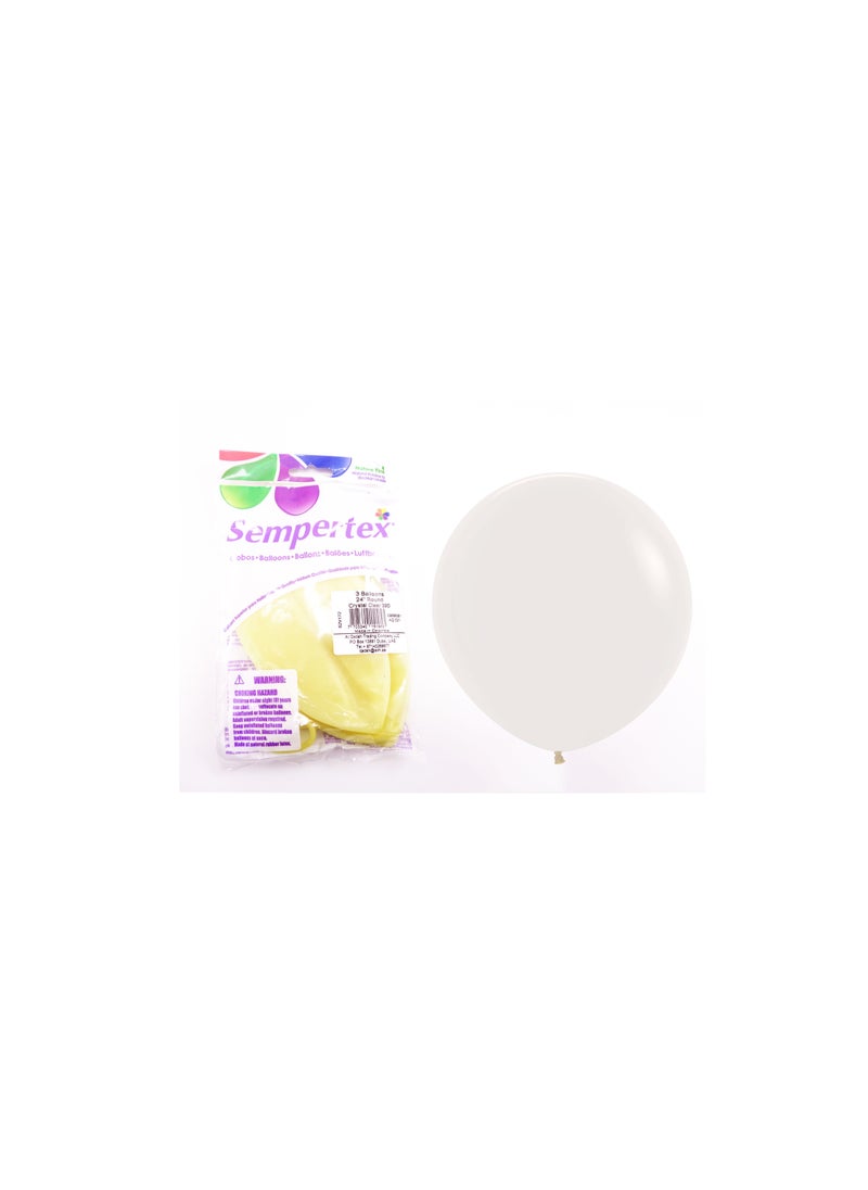 Sempertex - Sempetex 60g Latex Balloons, Clear - Image 1