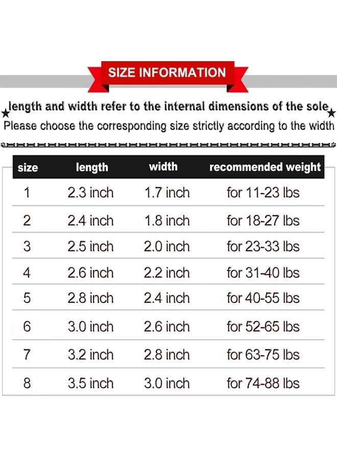 Dog Shoes for Large Dogs, Medium Dog Boots & Paw Protectors for Winter Snowy Day, Summer Hot Pavement, Waterproof in Rainy Weather, Outdoor Walking, Indoor Hardfloors Anti Slip Sole Red Size 5