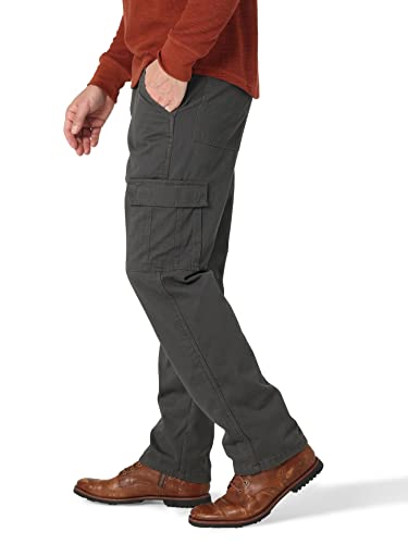 Wrangler Authentics Fleece Lined Cargo Pant, Anthracite Twill, 36W X 30L - Image 2