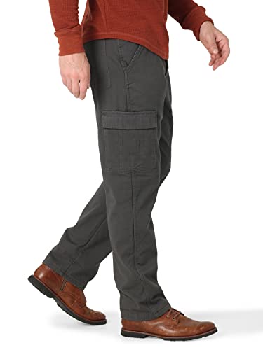 Wrangler Authentics Fleece Lined Cargo Pant, Anthracite Twill, 36W X 30L - Image 5