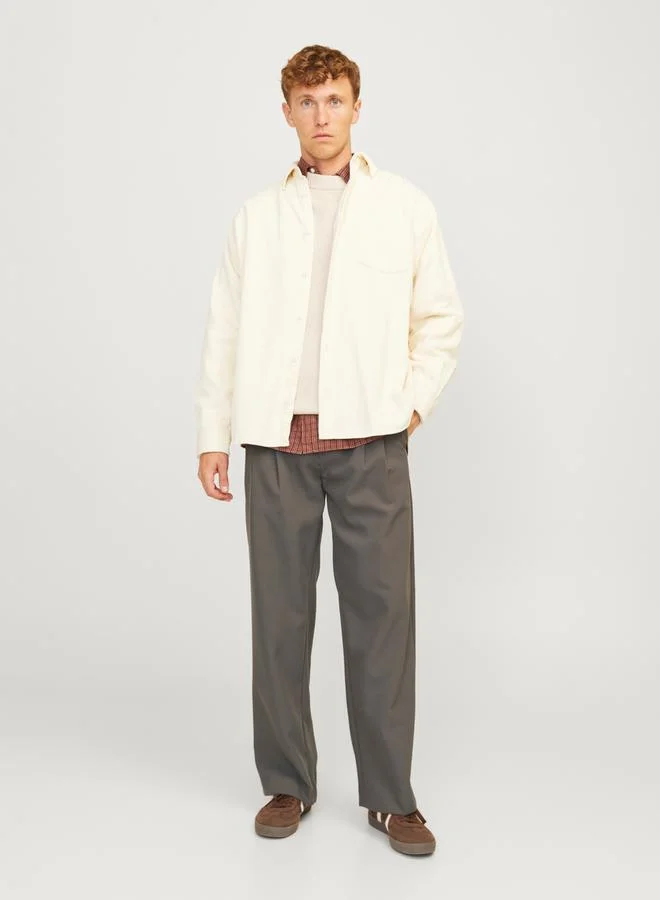 JACK & JONES Wide Leg Chino with Pockets