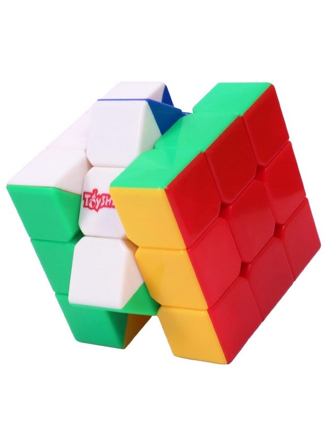 توي شاين مكعب سرعة 3X3X3 عالي الثبات بدون ملصقات متعدد الألوان للأطفال والمحترفين  - Image 1
