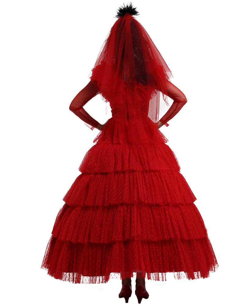 miccostumes Women's Cosplay Costume Wedding Dress Halloween (Medium) - Image 3
