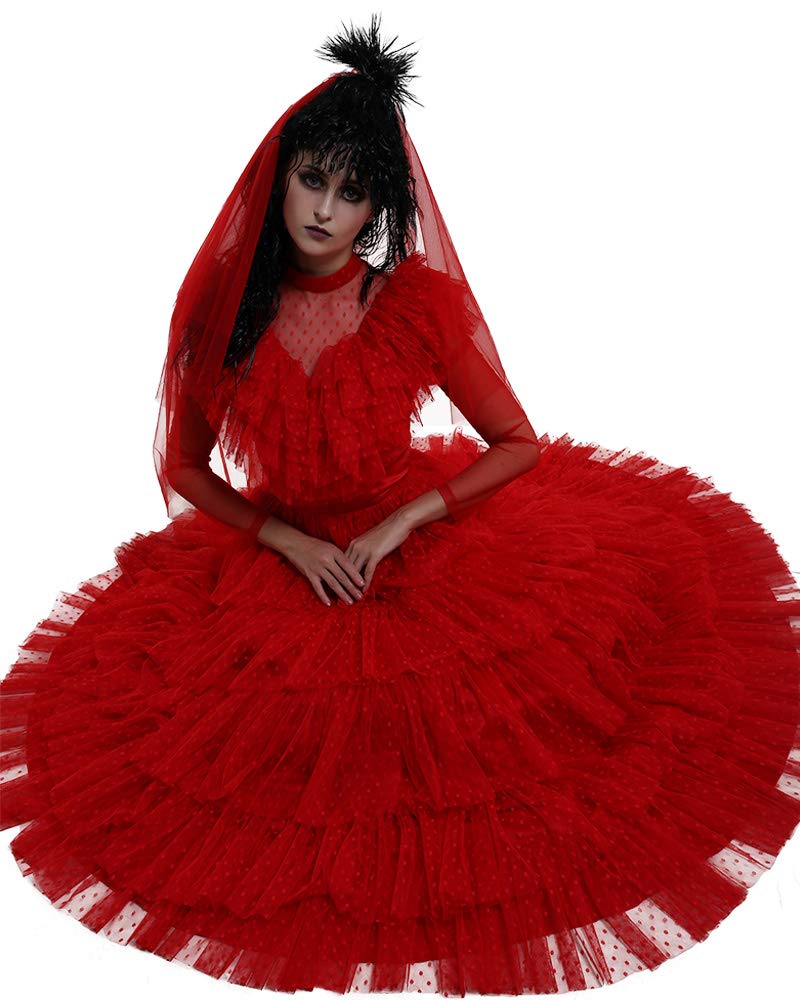 miccostumes Women's Cosplay Costume Wedding Dress Halloween (Medium) - Image 2