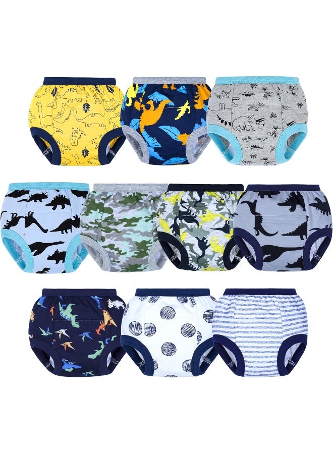 BIG ELEPHANT Potty Training Underwear, 100% Cotton Absorbent Unisex Toddler Pee Pants for Boys & Girls - Image 1