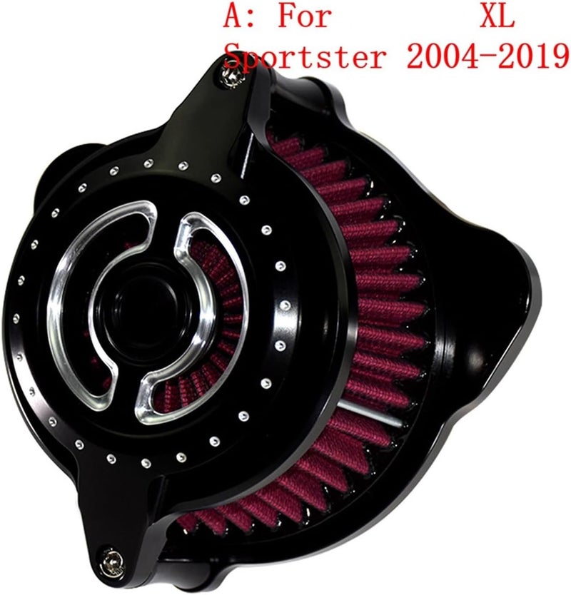 Wivplex Motorcycle Black Air Filter Intake Cleaner - Image 2