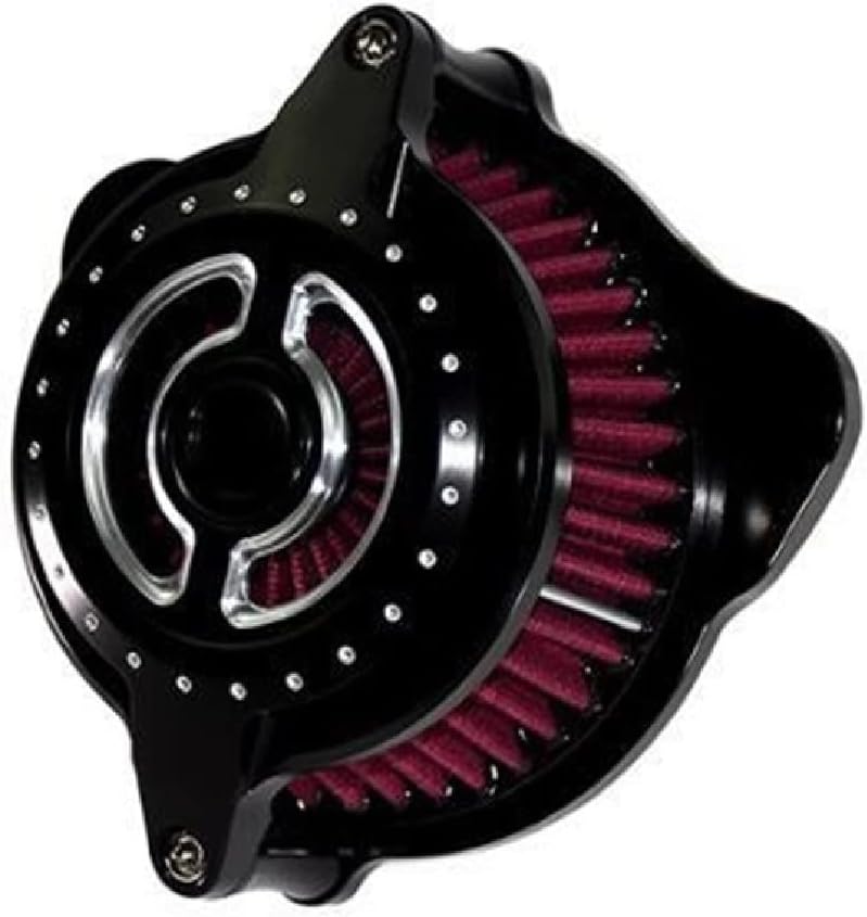 Wivplex Motorcycle Black Air Filter Intake Cleaner - Image 1