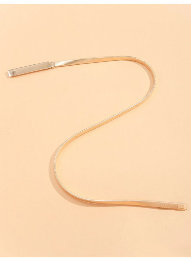 Generic Golden Metal Spring Belt for Her  - Image 4