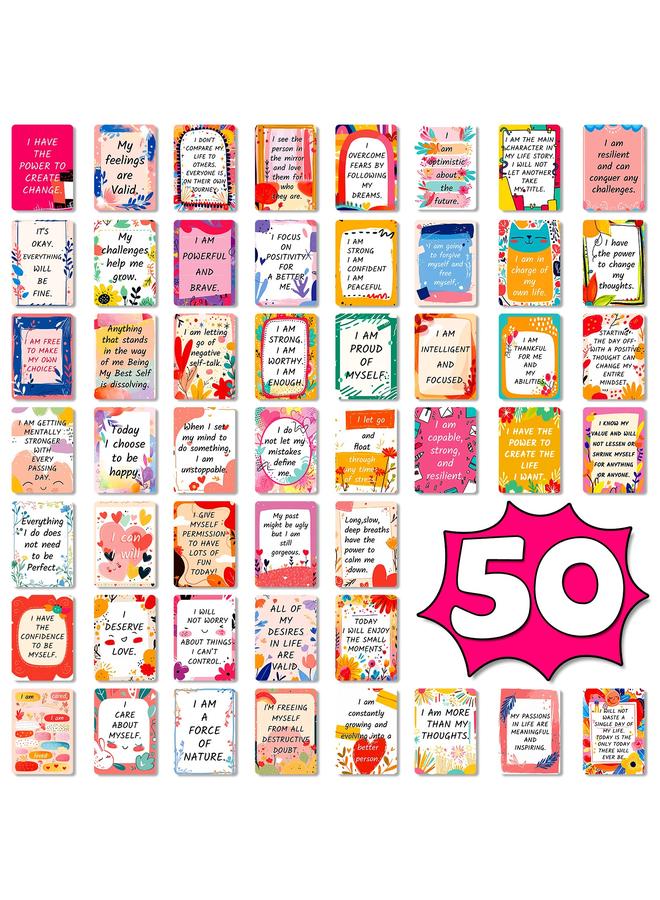 Bluejw Encourage Greeting Cards 50 Blank English Europe And The United States To Encourage DIY Creative Postcards Can Be Written In Stock - Image 1