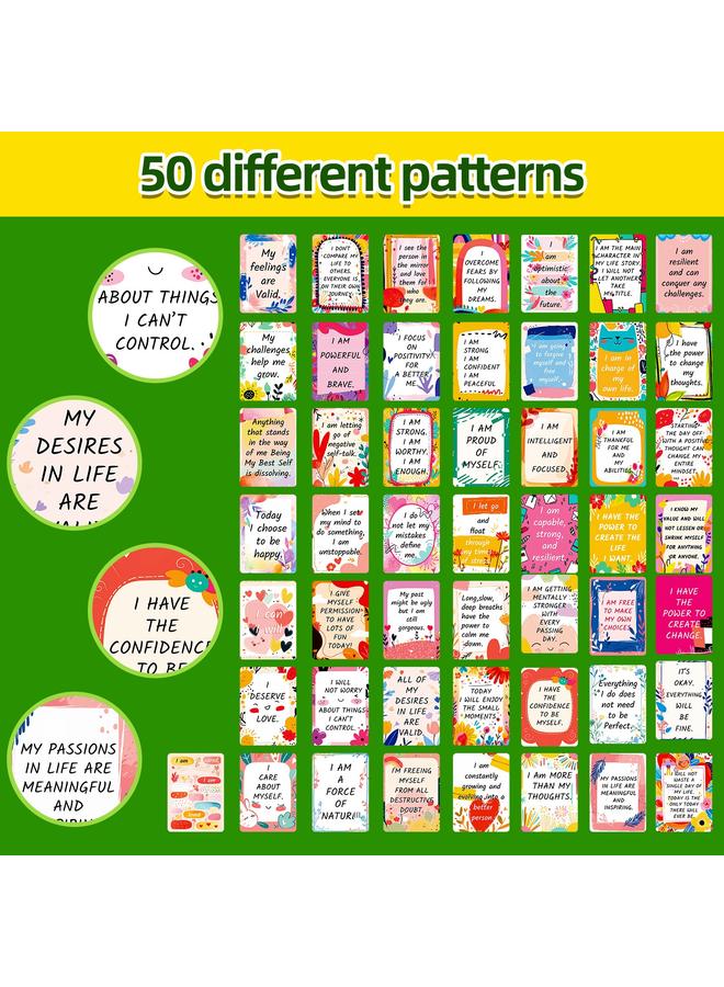 Bluejw Encourage Greeting Cards 50 Blank English Europe And The United States To Encourage DIY Creative Postcards Can Be Written In Stock - Image 3