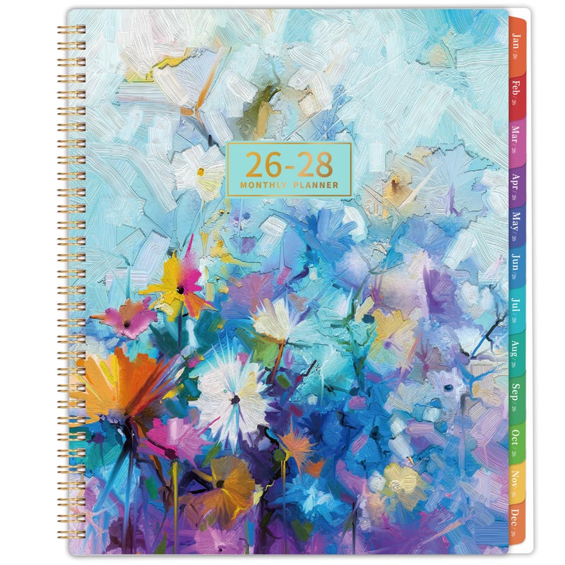 MaaIbok 2026-2028 Monthly Planner - 3 Year Monthly Planner 2026-2028, JAN 2026 - DEC 2028, 2026 Calendar Planner with 36 Monthly Tabs, Notes Pages, Inner Pocket, Great for Long-Term Planning - Image 1
