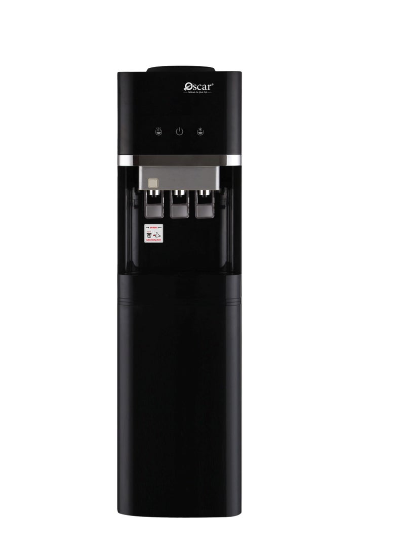 OSCAR Water Dispenser with Refrigerator Hot, Cold & Normal | Stainless Steel Tank, Energy Efficient Compressor, Fast Cooling & Heating, Storage Cabinet Fridge for Home & Office – OWD300R