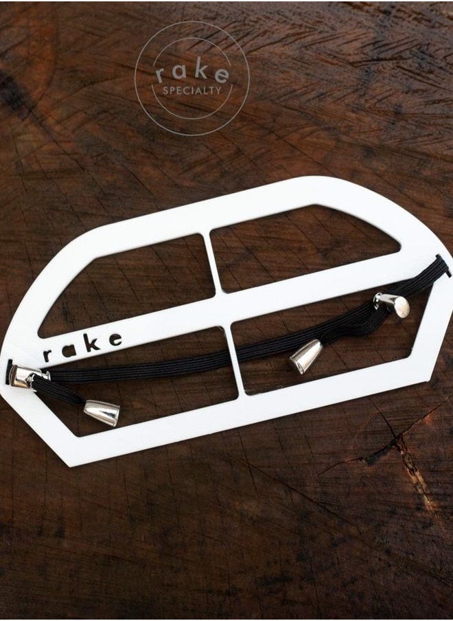 Rake Specialty Neck Hair Liner - Straight or Curved Neck Hairline guide template stencil. 