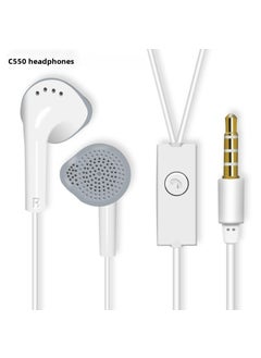 New S5830 C550 Wired Earphones for Apple/Android White