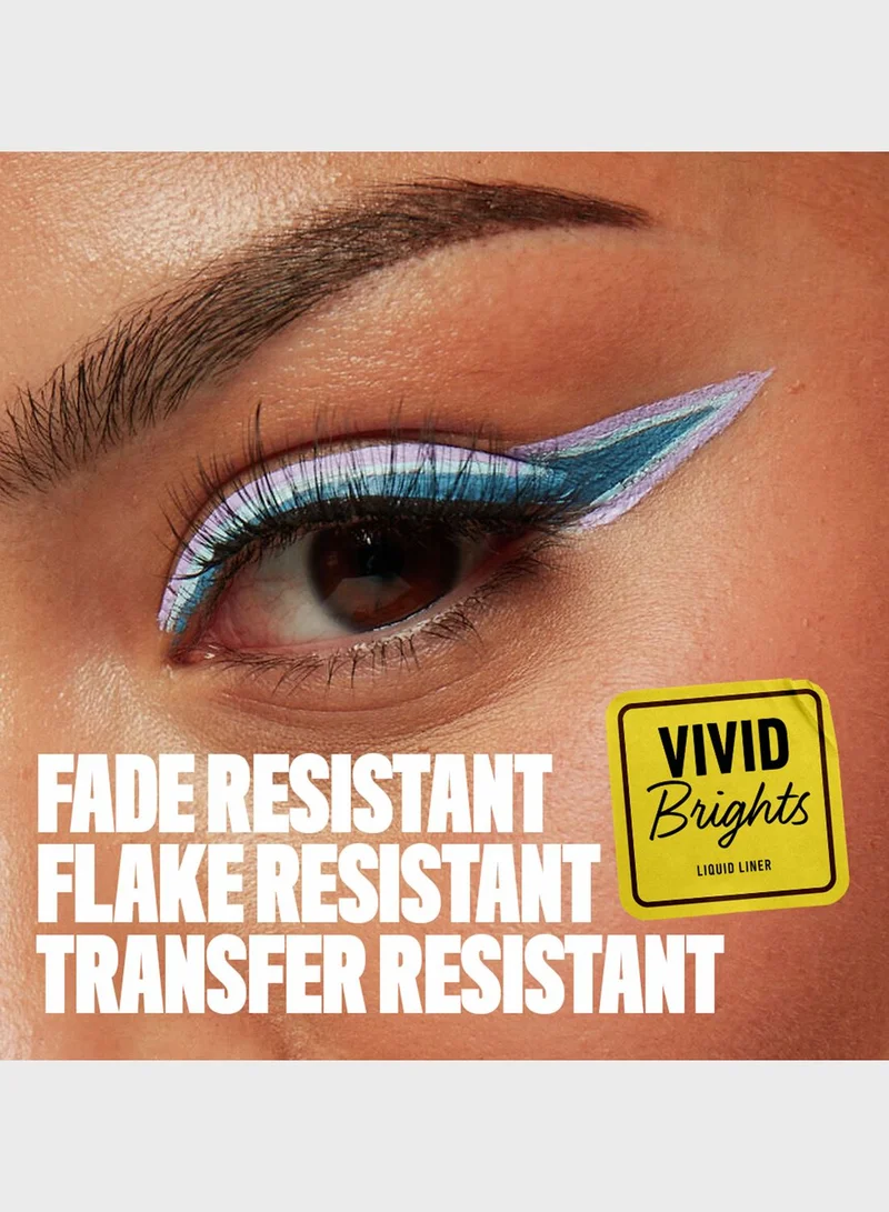 NYX PROFESSIONAL MAKEUP Vivid Brights Colored Liquid Eyeliner - Cobalt Crush