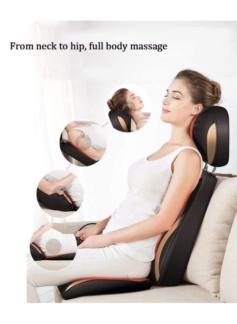XiuWoo Electric Back Massager, Shiatsu Massage Seat Cushion, Neck and Back Massage Chair Pad, Deep Kneading Chair Massager for Neck and Back Shoulder Full Body - Image 3