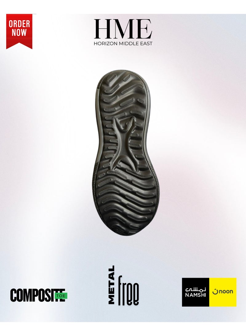 Workland Safety Shoes Metal Free Sports Type Low Ankle Premium Mesh Material Oil And Slip Resistant Shock Absorption Composite Toe & Kevlar Mid Plate Workland Shoes - Image 5