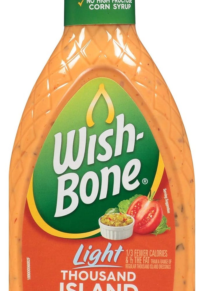 Wish Bone Wish-Bone Light Thousand Island Salad Dressing, 15 Ounce Bottle - Image 1