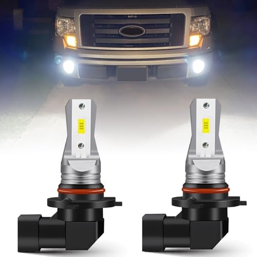 LEDYOTRY 9145 H10 LED Fog Light Bulbs, 4000LM Bright 6000K White, 400% Brightness 9140 H10 9040 9045 LED Fog Lights, Play and Plug, Non-polarity, Pack of 2 - Image 1