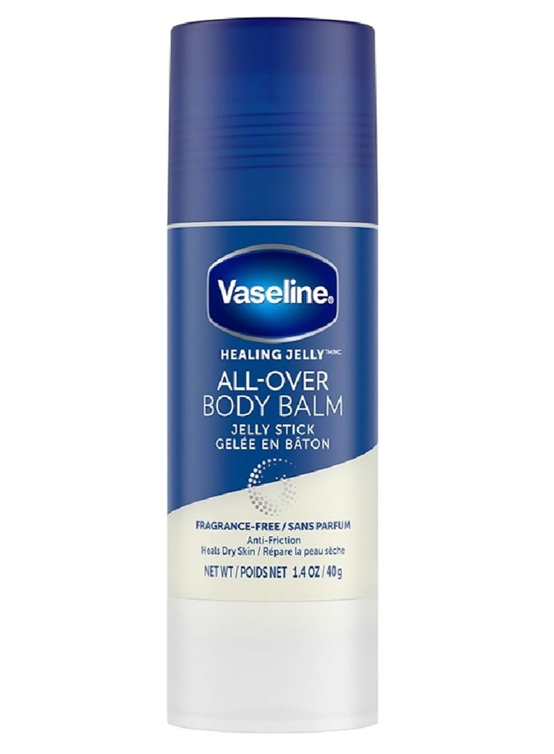 فازلين مرطب فازلين للجسم على شكل جيلي لتخفيف جفاف البشرة، بدون رائحة، علاج مُستهدف للبقع التي يصعب الوصول إليها، 40 جم/1.4 أونصة، 40 جرام - Image 1