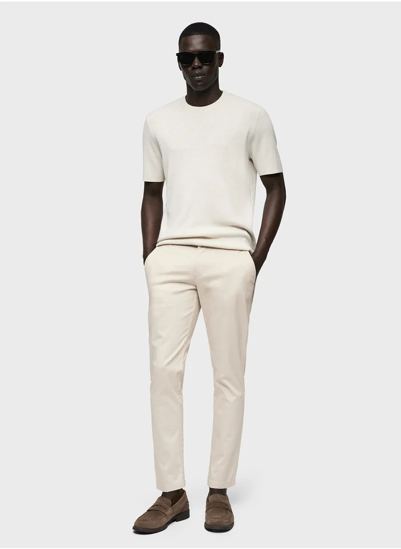 مانجو مان Prato Straight Fit Pants