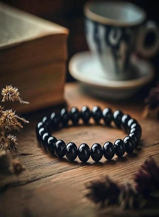 Spiry Original Certified Black Obsidian Bracelet For Women | Crystal Adjustable Natural Stone Bracelet for Money, Success & Positive Energy - Handmade Spiritual Jewelry - Image 3