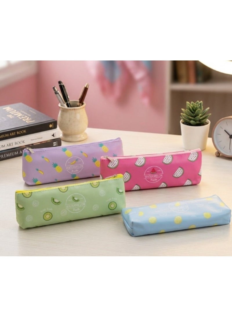 A set of school tools (calculator, pencil case, geometric tools, notebook, 3-color highlighter, corrector, pen, pencil) - Image 2
