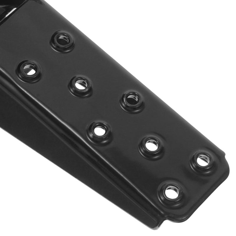 Universal Fit Motorcycle Front Rear Foot Pegs Metal Pedal Pair Black - Image 4