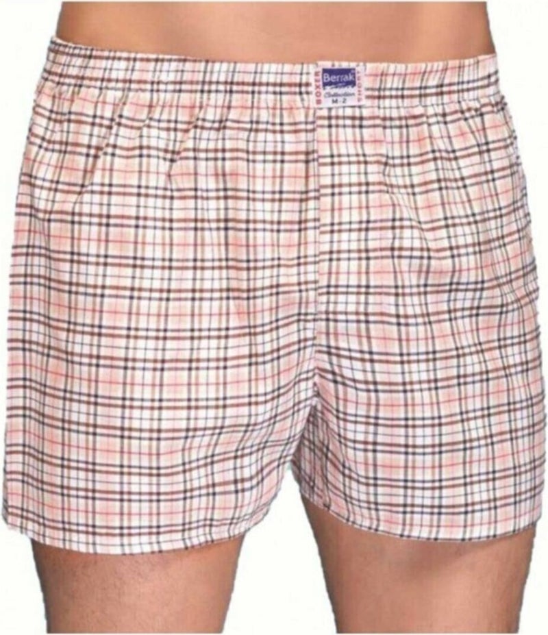 Berrak 2 Pieces Mixed Color Poplin Boxer
