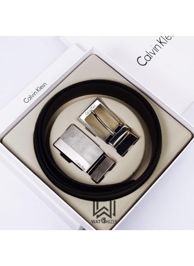 CALVIN KLEIN JEANS PLUS Calvin Klein leather Belt 