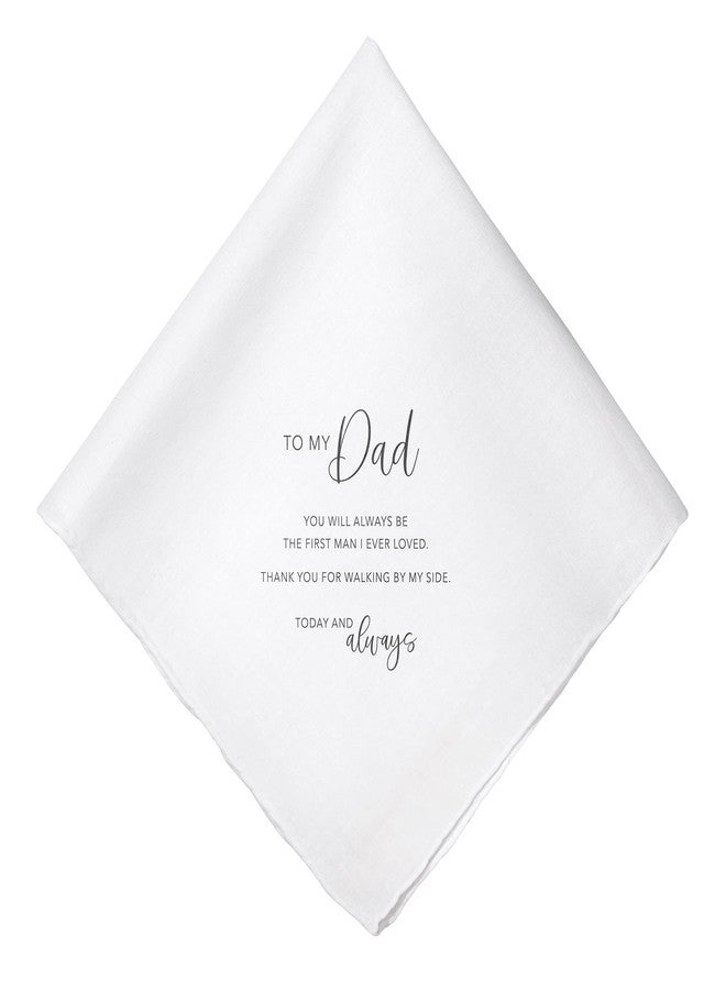 Lillian Rose Dad Wedding Day Keepsake Hankie, One Size, White (HA200 D) - Image 1