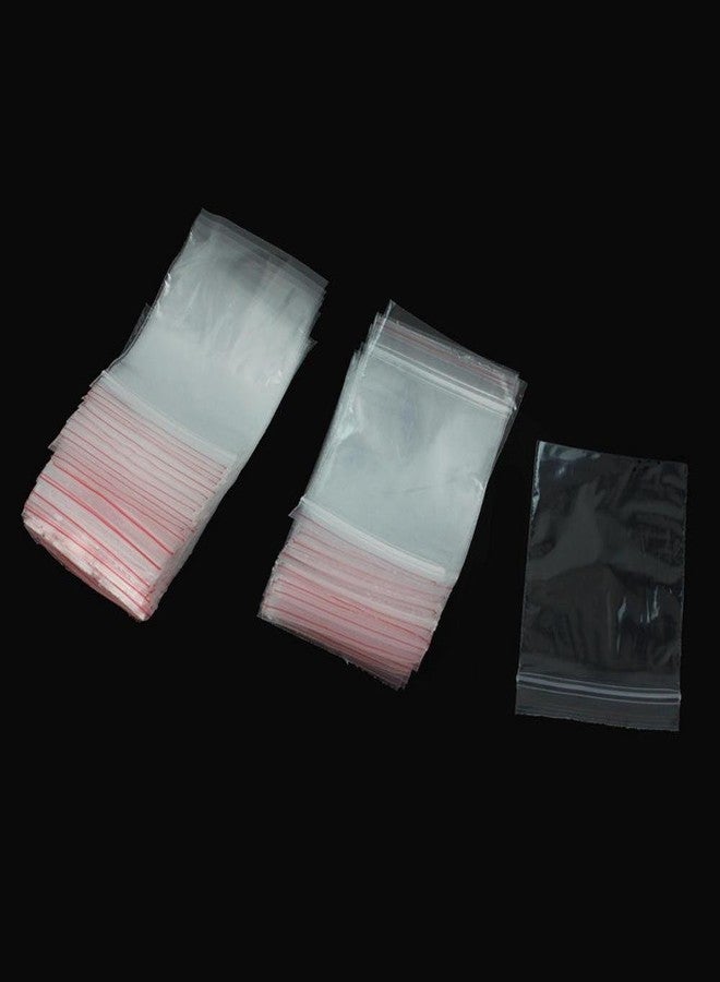 DMS RETAIL Zip Lock seal pack Pouch Bags Transparent Zipseal 3X4 Inches -Pack of 100-Resealable Plastic bags - Image 1