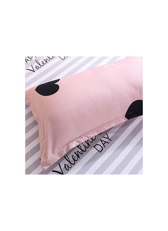 MOON HOME - King/Queen/Single size Soft and Breathable Microfiber Hypoallergenic Beautiful Design Duvet Cover Set ,set includes 1 Comforter Cover, 1 Fitted Bedsheet, 4 Pillowcases - Image 1